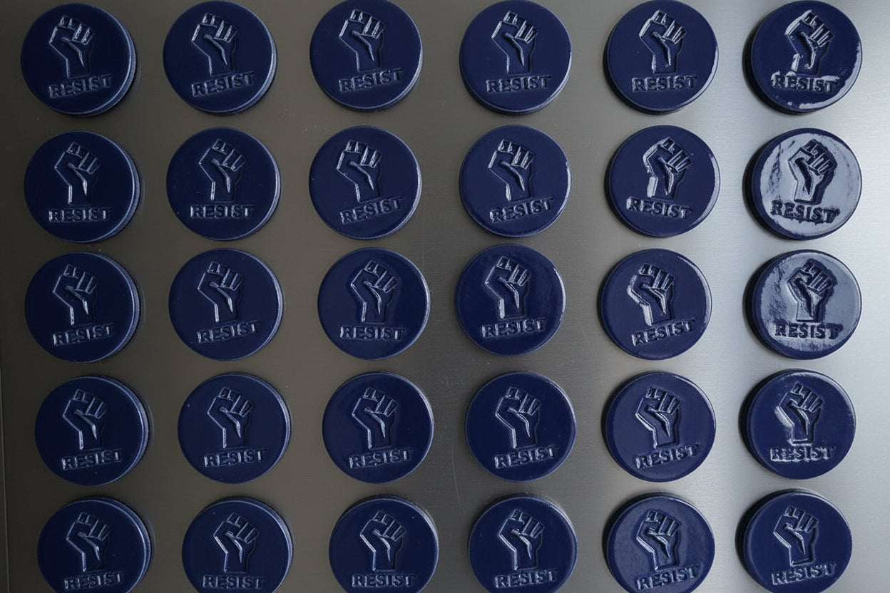 RESIST Ceramic Medallions/Pendants