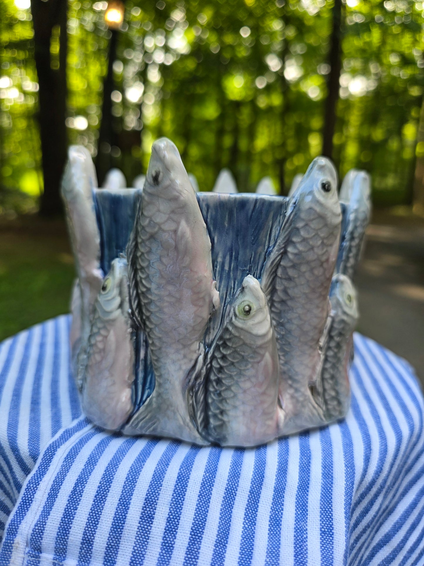 Ceramic Fish Vessle