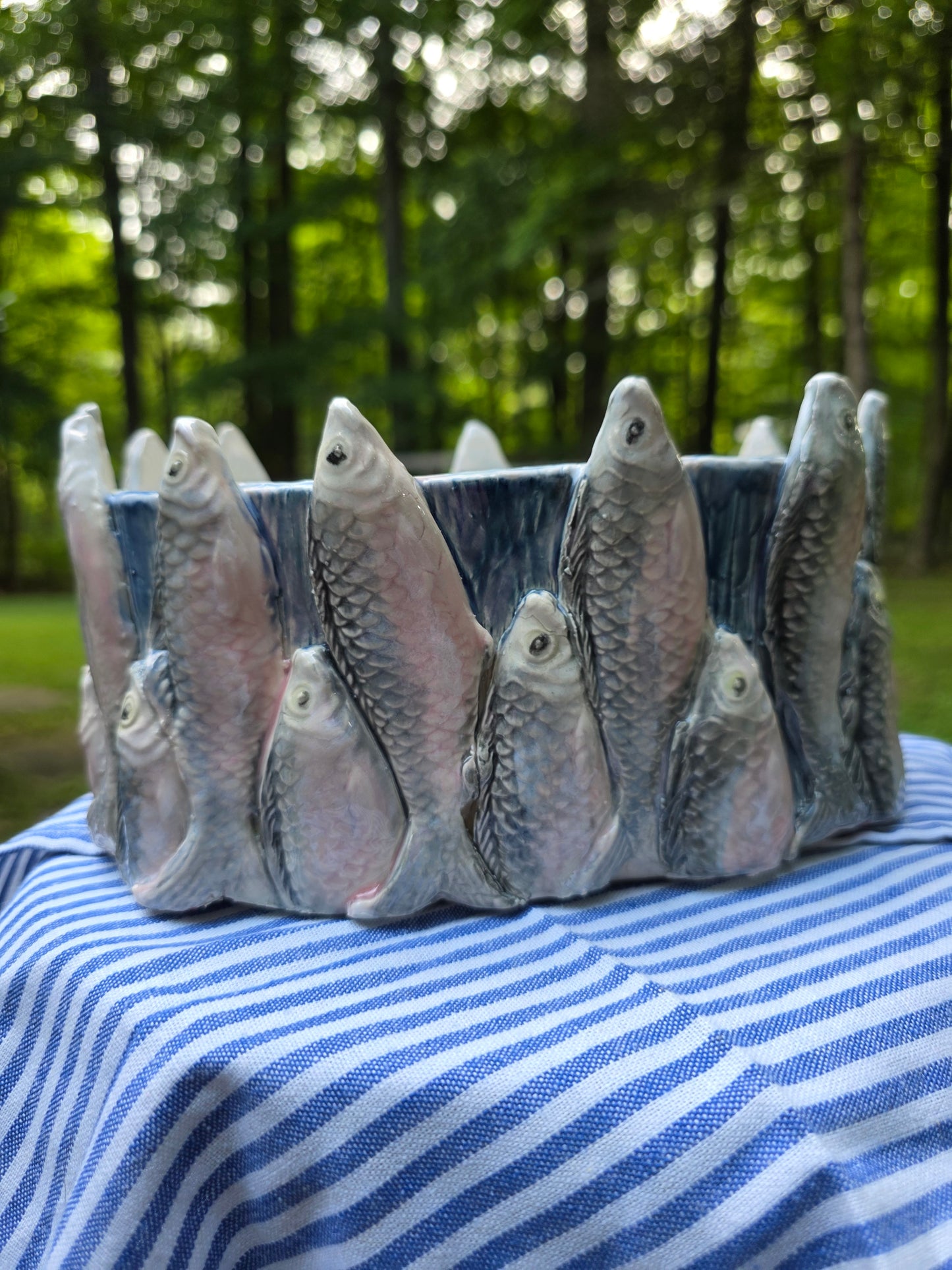 Ceramic Fish Vessle