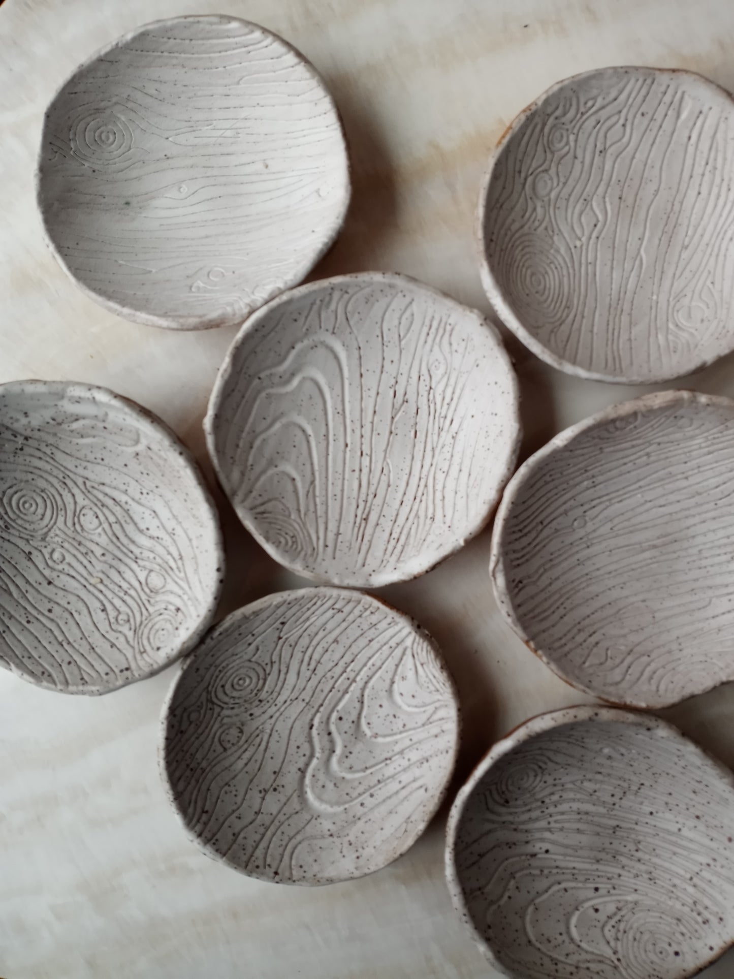 Speckled Faux Bois Handmade Ceramic Tray Deluxe Smudge Kit