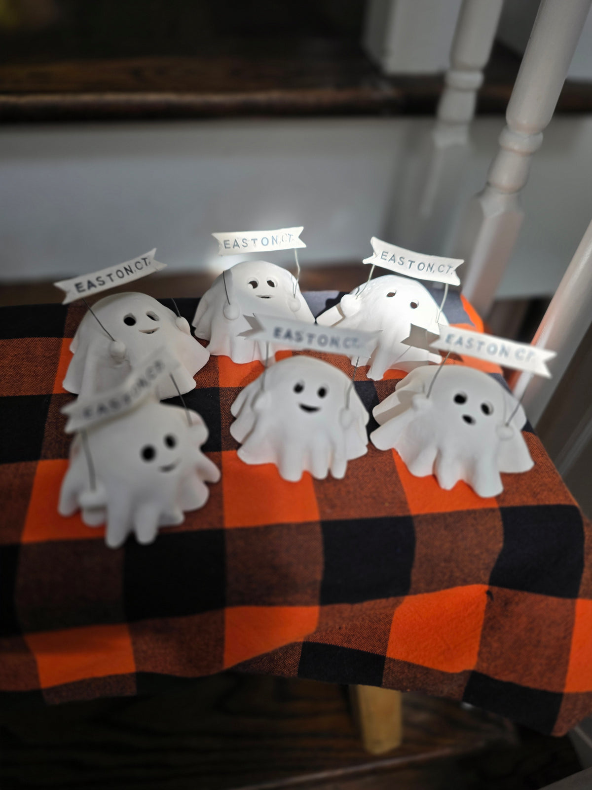 Easton, CT Ceramic Ghost BOO Bags