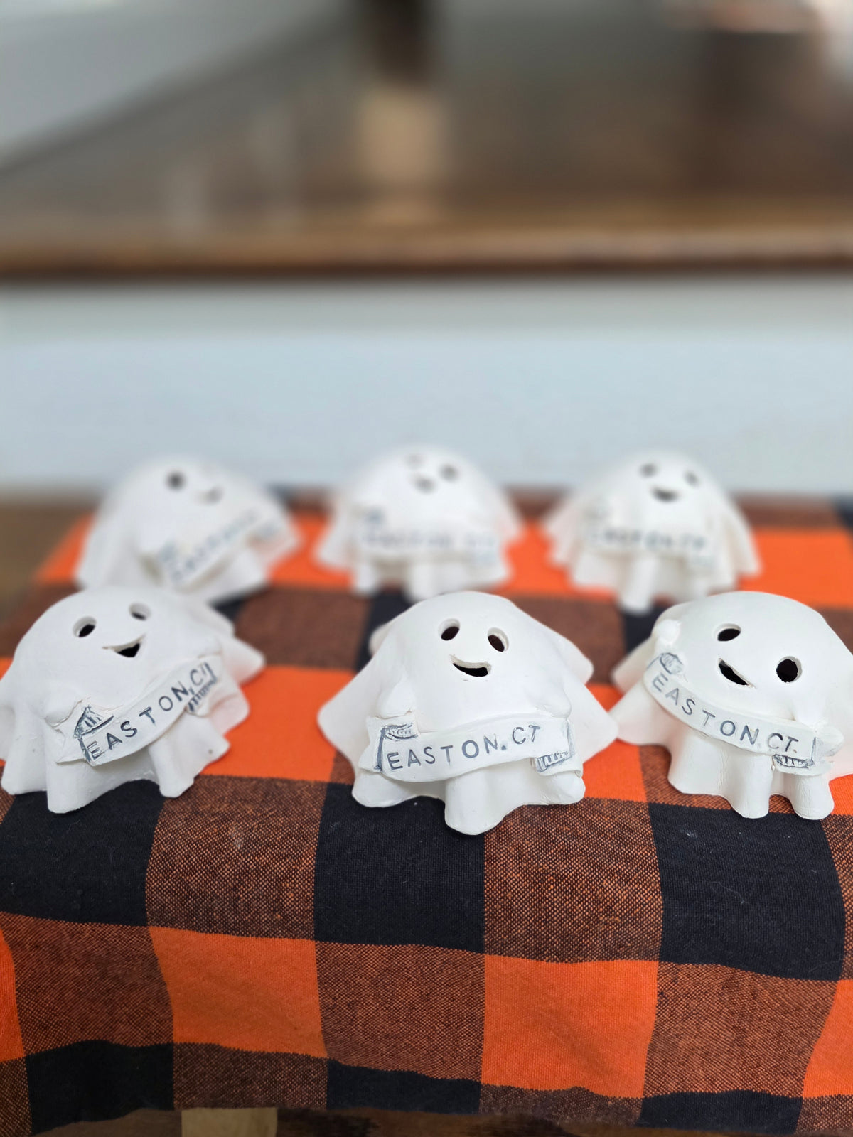 Easton, CT Ceramic Ghost BOO Bags