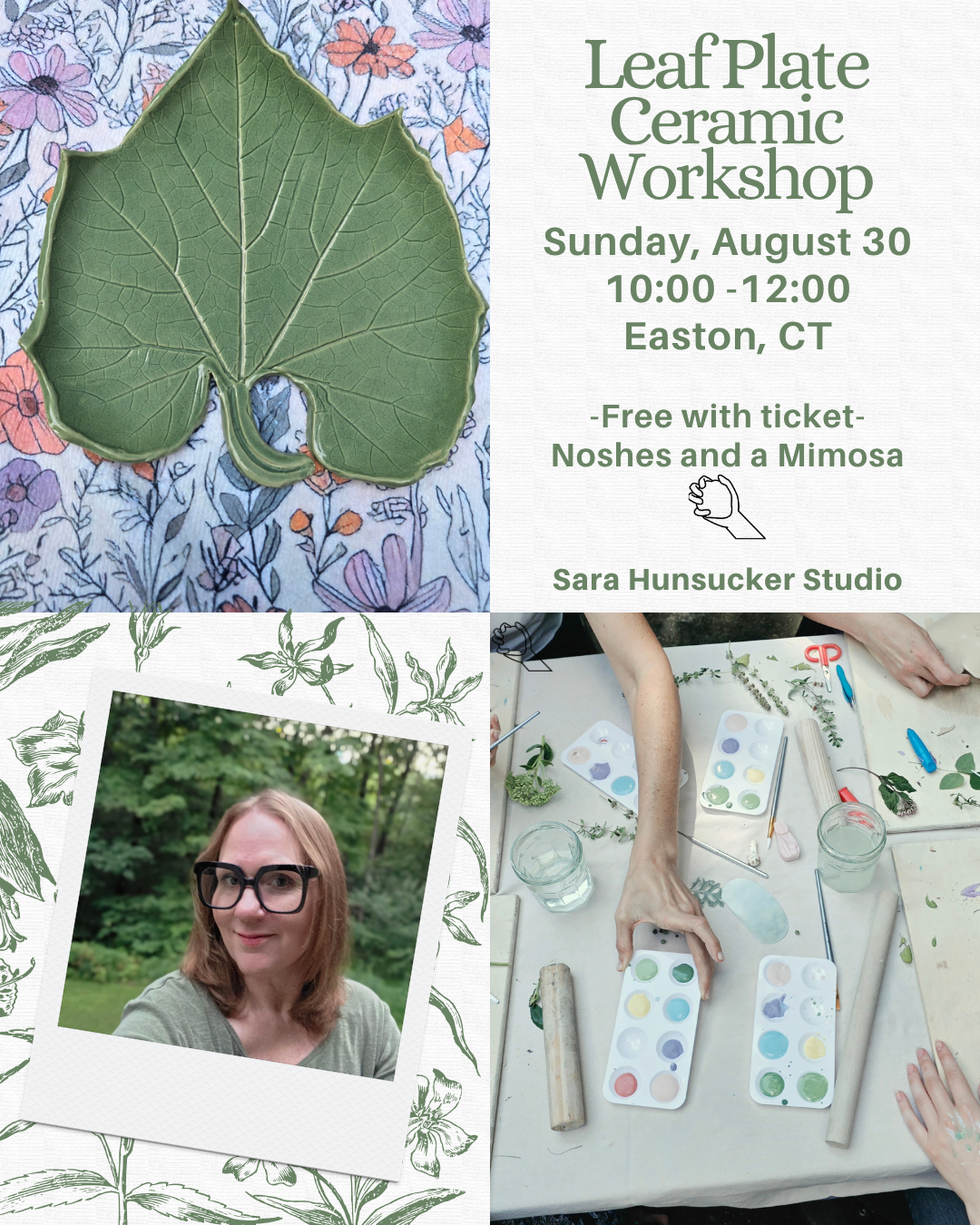 Leaf Plate Ceramic Workshop
