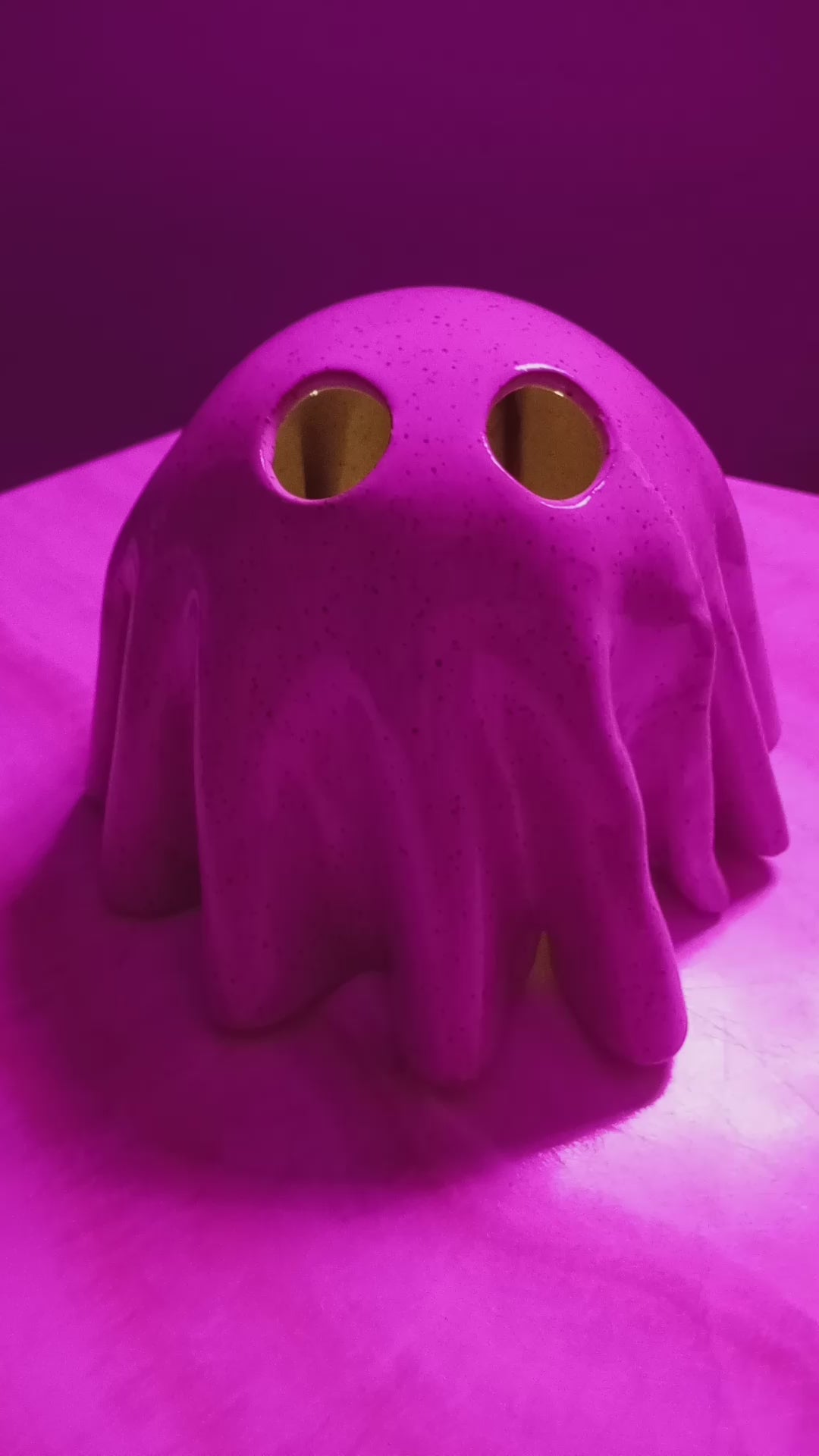 Big Cute Ceramic Ghost Luminary – Sara Hunsucker Studio
