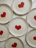 Heart Dessert Plates