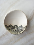 Heart and Lace Mini Bowls / Jewelry Dishes with optional Smudge Kit Add On