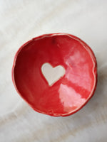Heart and Lace Mini Bowls / Jewelry Dishes with optional Smudge Kit Add On