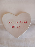 Heart 'PUT A RING ON IT' Ring Trays
