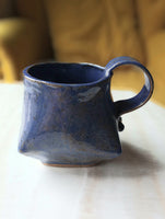 Purple Darted Ceramic Mug